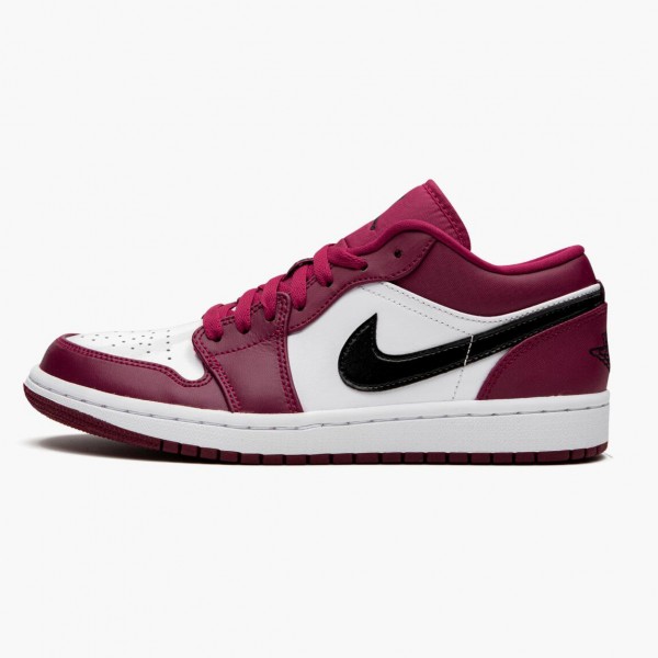 Damen/Herren Air Jordan 1 Retro Low Noble Rot 553558-604 Turnschuhe