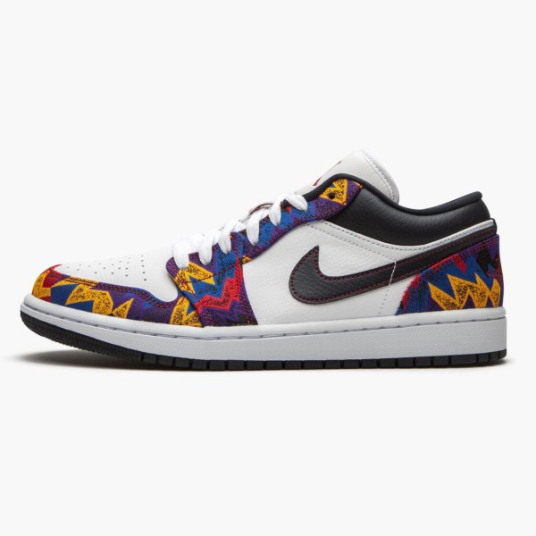 Damen/Herren Air Jordan 1 Retro Low Nothing But Net CZ8659-100 Turnschuhe