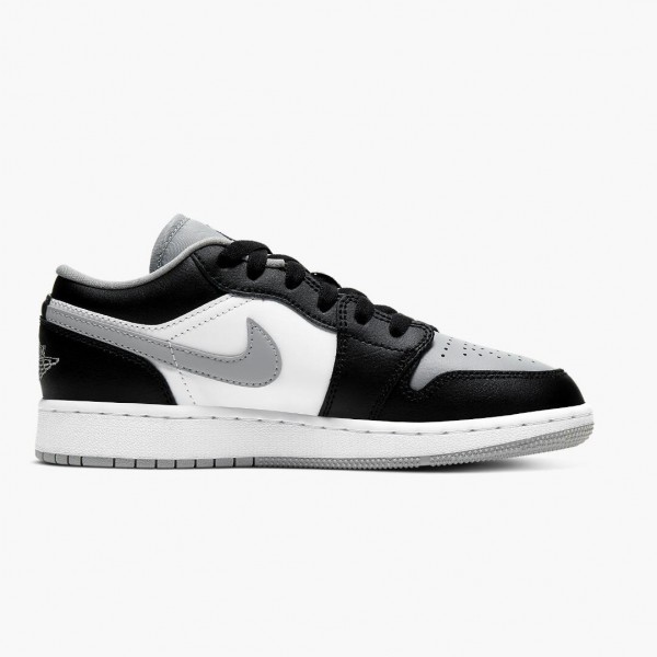 Damen/Herren Air Jordan 1 Retro Low Smoke Grey 553560-039 Turnschuhe