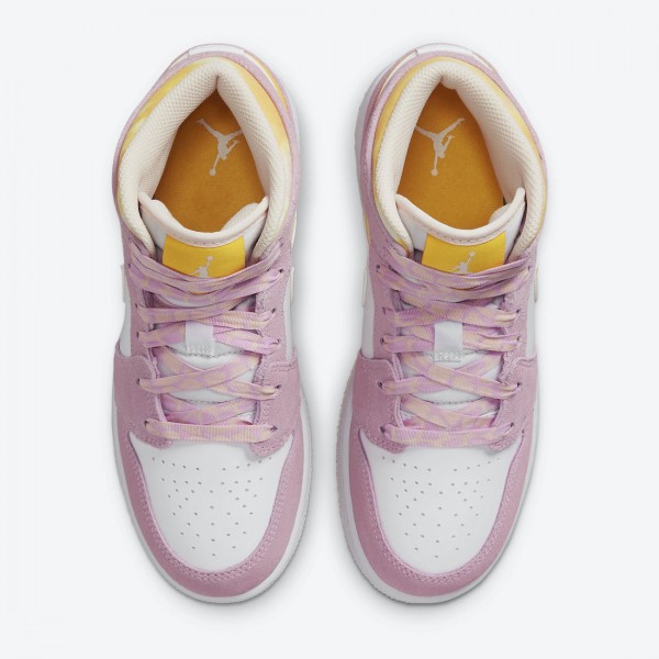 Damen Air Jordan 1 Mid SE GS Arctic Rosa DC9517-600 Turnschuhe