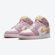 Damen Air Jordan 1 Mid SE GS Arctic Rosa DC9517-600 Turnschuhe