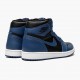 Damen/Herren Air Jordan 1 Retro High OG Dark Marina Blau 555088-404 Turnschuhe