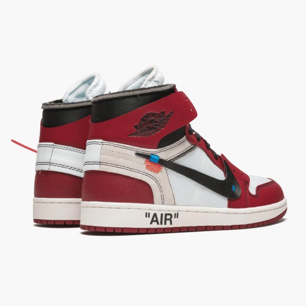 Damen/Herren Air Jordan 1 Retro High Off-Weiß Chicago AA3834-101 Turnschuhe