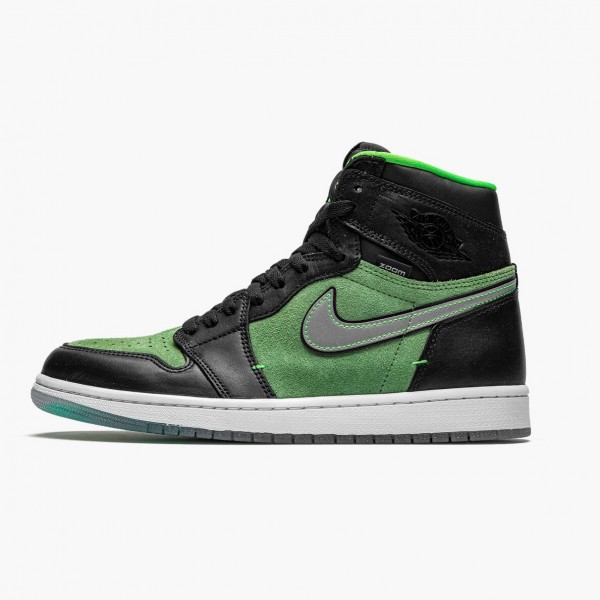 Damen/Herren Air Jordan 1 Retro High Zoom Zen Grün CK6637-002 Turnschuhe