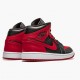 Damen/Herren Air Jordan 1 Mid Banned 2020 554724-074 Turnschuhe