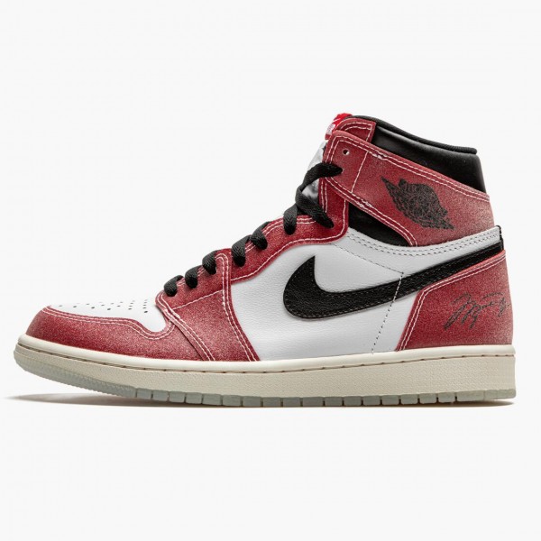 Damen/Herren Air Jordan 1 Retro High Trophy Room Chicago DA2728-100 Turnschuhe