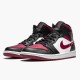 Herren Air Jordan 1 Mid Bred Toe 554724-066 Turnschuhe