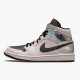 Damen/Herren Air Jordan 1 Mid Dirty Powder Iridescent Barely BQ6472-602 Turnschuhe