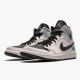 Damen/Herren Air Jordan 1 Mid Dirty Powder Iridescent Barely BQ6472-602 Turnschuhe