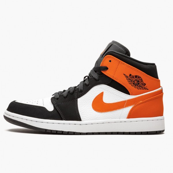 Herren Air Jordan 1 Mid Shattered Backboard 554724-058 Turnschuhe