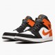 Herren Air Jordan 1 Mid Shattered Backboard 554724-058 Turnschuhe