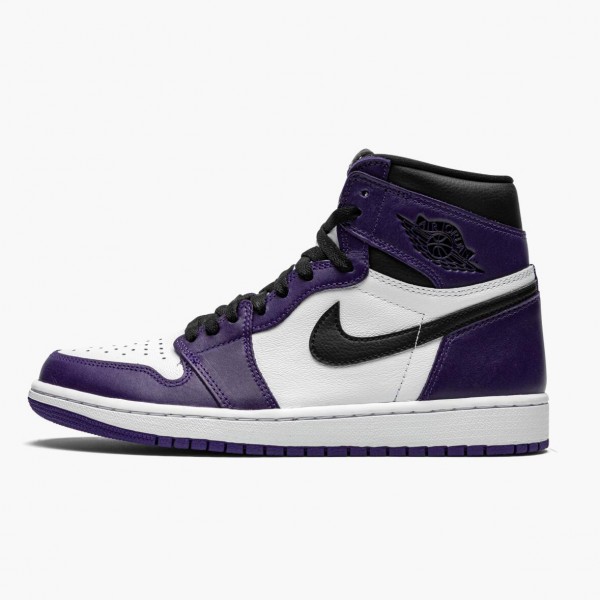 Herren Air Jordan 1 Retro High OG Court Lila 555088-500 Turnschuhe