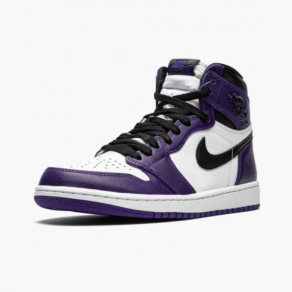 Herren Air Jordan 1 Retro High OG Court Lila 555088-500 Turnschuhe