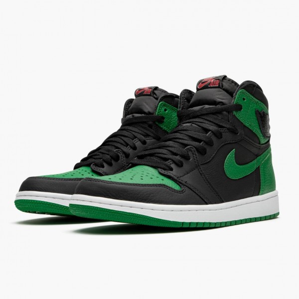 Herren Air Jordan 1 Retro High Pine Grün 555088-030 Turnschuhe