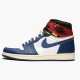 Herren Air Jordan 1 Retro High Union Los Angeles Storm Blau BV1300-146 Turnschuhe