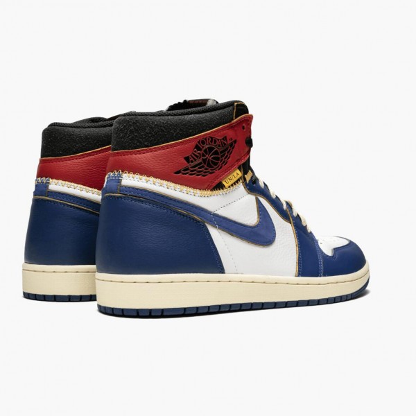 Herren Air Jordan 1 Retro High Union Los Angeles Storm Blau BV1300-146 Turnschuhe