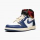 Herren Air Jordan 1 Retro High Union Los Angeles Storm Blau BV1300-146 Turnschuhe