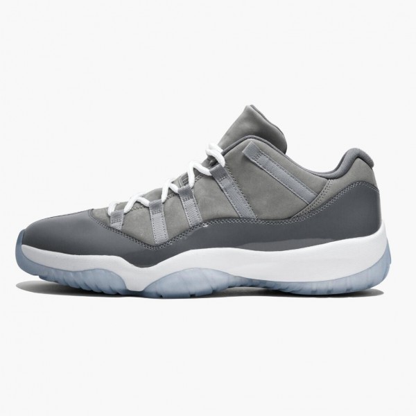 Herren Air Jordan 11 Low Cool Grey 528895-003 Turnschuhe