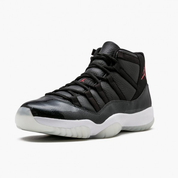 Damen/Herren Air Jordan 11 Retro 72 10 Schwarz Gym Rot Weiß Anthracite Schwarz 378037-002 Turnschuhe