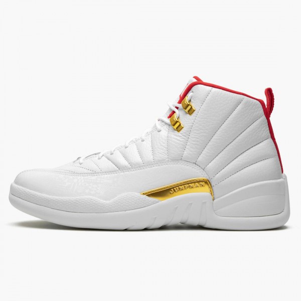 Damen/Herren Air Jordan 12 Retro FIBA 130690-107 Turnschuhe