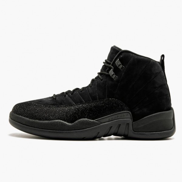 Herren Air Jordan 12 Retro OVO Schwarz 873864-032 Turnschuhe