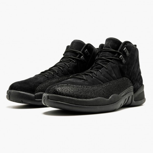 Herren Air Jordan 12 Retro OVO Schwarz 873864-032 Turnschuhe