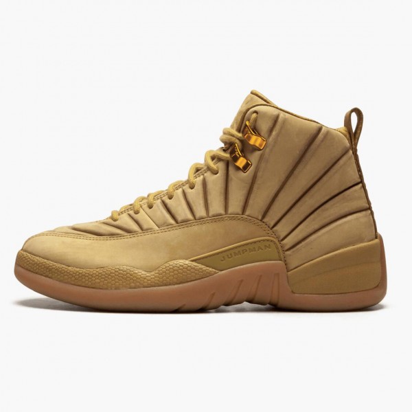 Herren Air Jordan 12 Retro PSNY Wheat AA1233-700 Turnschuhe