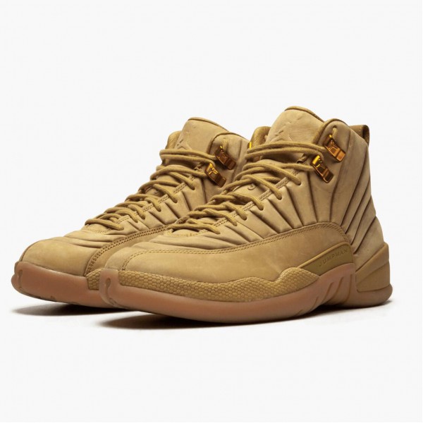 Herren Air Jordan 12 Retro PSNY Wheat AA1233-700 Turnschuhe