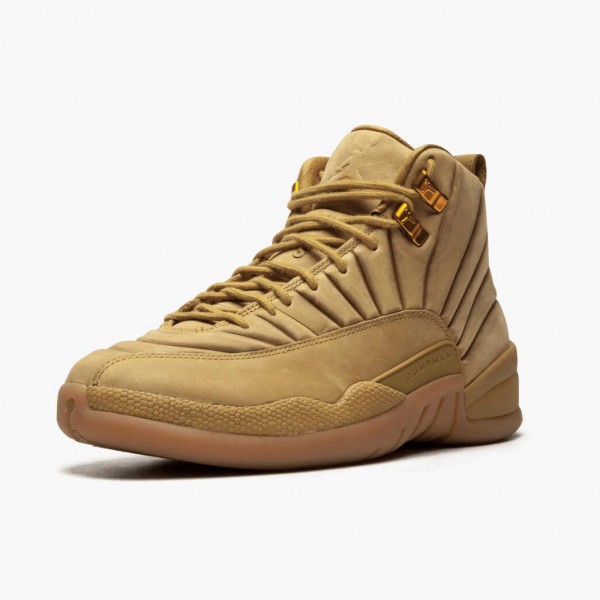 Herren Air Jordan 12 Retro PSNY Wheat AA1233-700 Turnschuhe