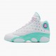 Damen Air Jordan 13 Retro Aurora Grün 439358-100 Turnschuhe