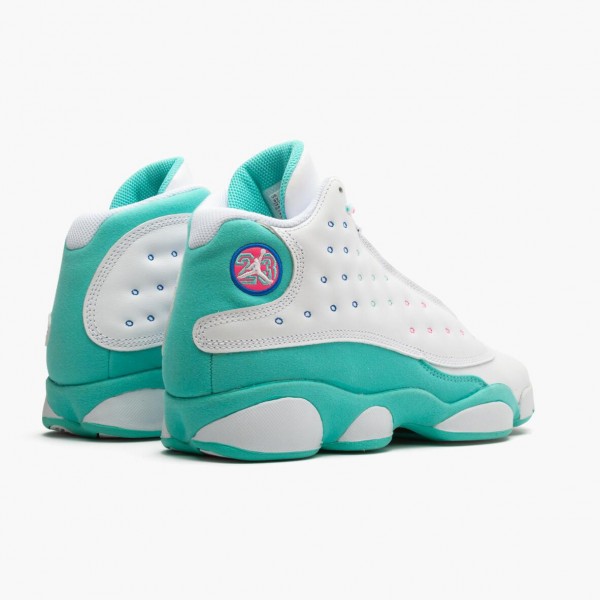 Damen Air Jordan 13 Retro Aurora Grün 439358-100 Turnschuhe