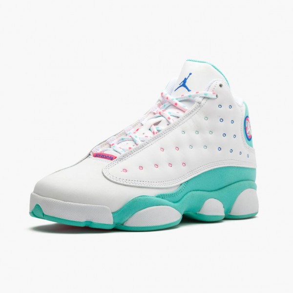 Damen Air Jordan 13 Retro Aurora Grün 439358-100 Turnschuhe