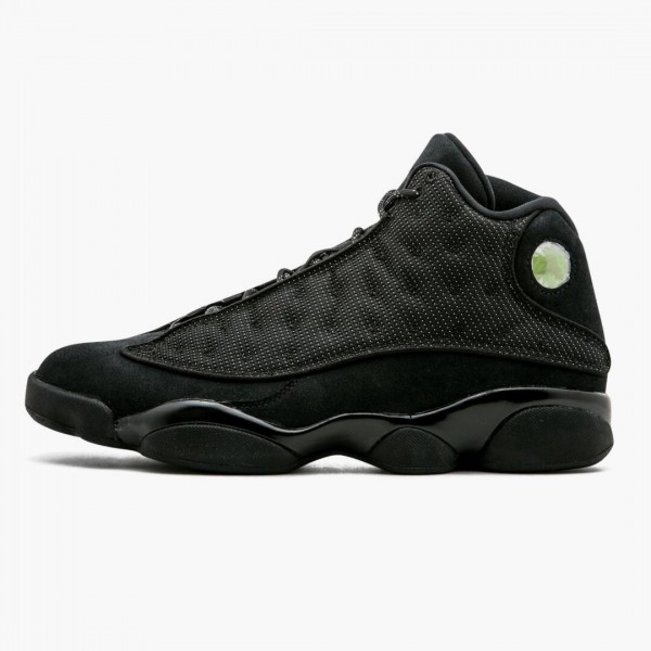 Herren Air Jordan 13 Retro Schwarz Cat 414571-011 Turnschuhe