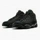 Herren Air Jordan 13 Retro Schwarz Cat 414571-011 Turnschuhe