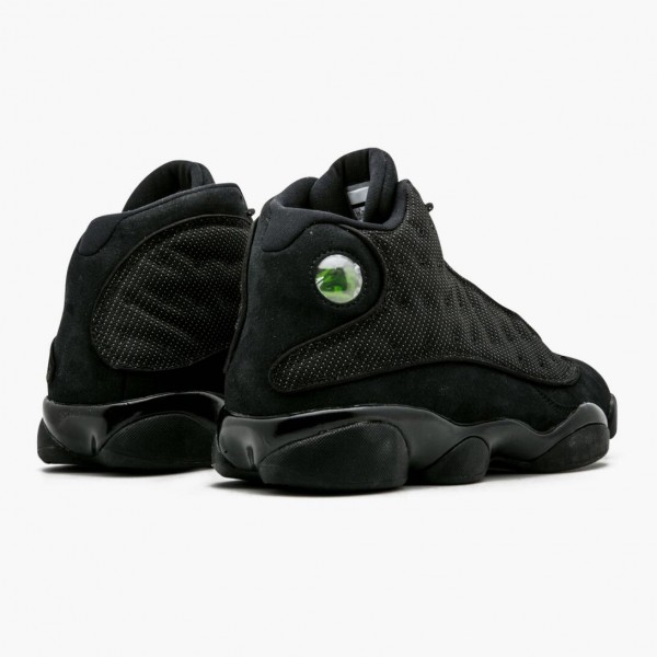 Herren Air Jordan 13 Retro Schwarz Cat 414571-011 Turnschuhe