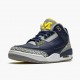 Herren Air Jordan 3 Retro Michigan AJ3-820064 Turnschuhe