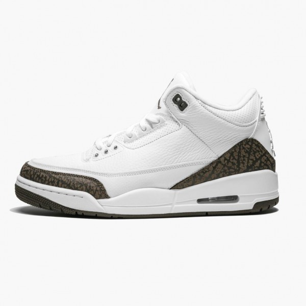 Damen/Herren Air Jordan 3 Retro Mocha 136064-122 Turnschuhe