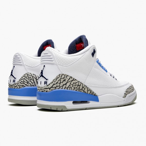 Damen/Herren Air Jordan 3 Retro UNC CT8532-104 Turnschuhe