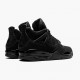 Damen/Herren Air Jordan 4 Retro Schwarz Cat CU1110-010 Turnschuhe