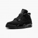 Damen/Herren Air Jordan 4 Retro Schwarz Cat CU1110-010 Turnschuhe