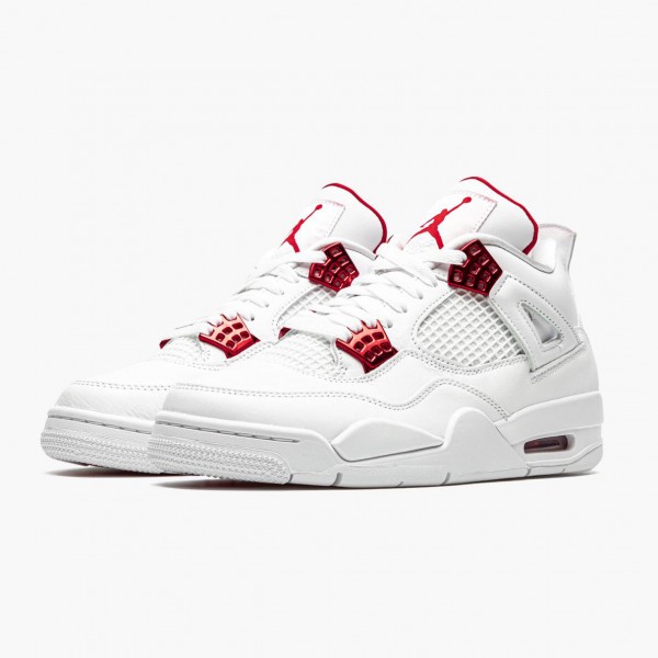 Damen/Herren Air Jordan 4 Retro Metallic Rot CT8527-112 Turnschuhe