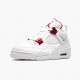 Damen/Herren Air Jordan 4 Retro Metallic Rot CT8527-112 Turnschuhe