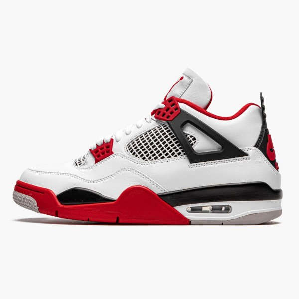 Herren Air Jordan 4 Retro OG Fire Rot 2020 DC7770-160 Turnschuhe