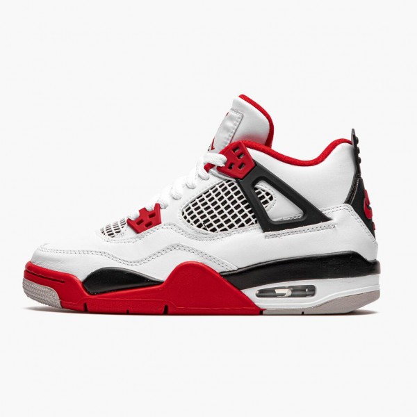 Herren Air Jordan 4 Retro OG GS Fire Rot 2020 408452-160 Turnschuhe