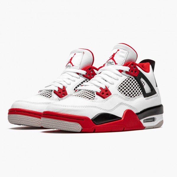 Herren Air Jordan 4 Retro OG GS Fire Rot 2020 408452-160 Turnschuhe