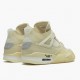 Damen/Herren Air Jordan 4 Retro Off-Weiß Sail CV9388-100 Turnschuhe