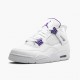 Damen/Herren Air Jordan 4 Retro Lila CT8527-115 Turnschuhe