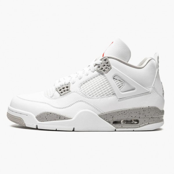 Herren Air Jordan 4 Retro Weiß Oreo CT8527-100 Turnschuhe