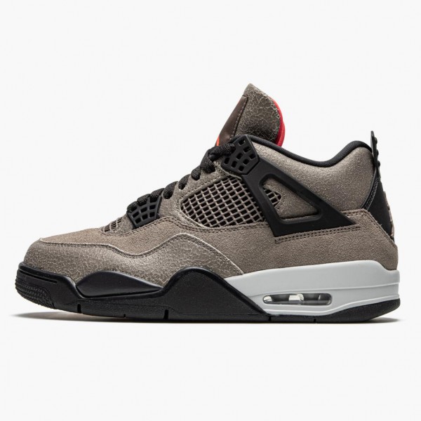 Damen/Herren Off-Weiß x Air Jordan 4 Retro Taupe Haze DB0732-200 Turnschuhe