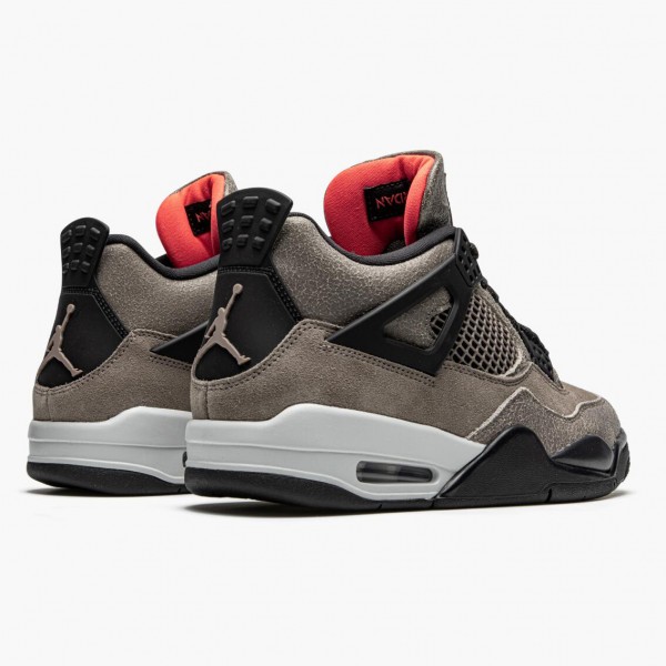 Damen/Herren Off-Weiß x Air Jordan 4 Retro Taupe Haze DB0732-200 Turnschuhe